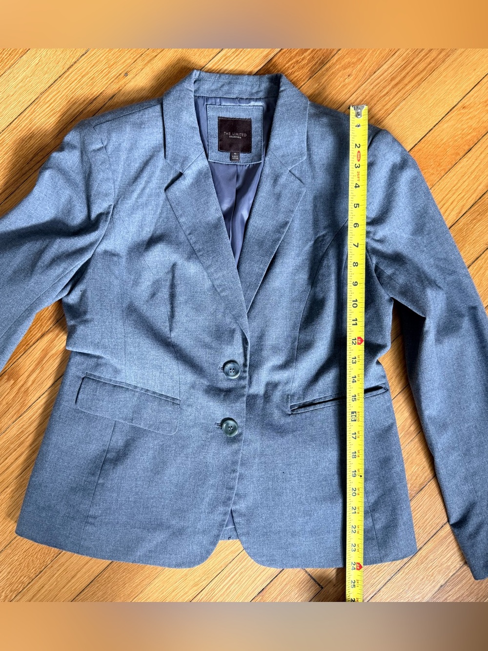 The Limited Gray Tailored Two-Button Blazer - Picture 5 of 6